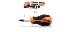 Image of Beta 012690011 1269 N Pz1 Pz0 Screwdrivers Cross Head Pozidrive Screws Ex-Short