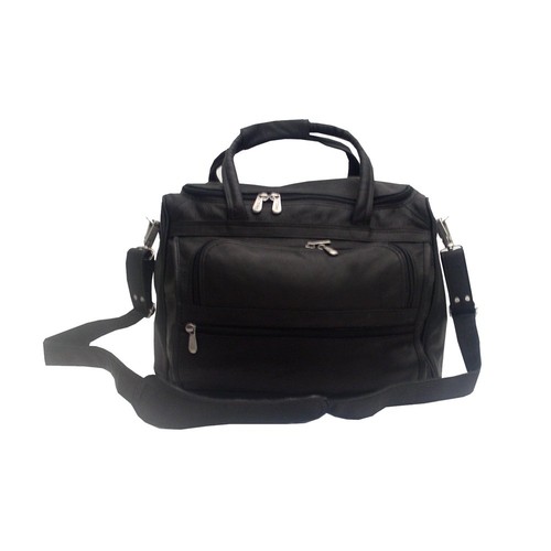 Piel Leather Small Computer Carry-All Bag, Black, One Size - Afbeelding 2 van 4