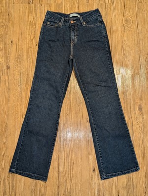 Levi s 512 Jeans Perfectly Slimming Straight Leg  Dark Wash Stretch Women s 6 P