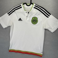 Adidas Mexico Seleccion 2015 Away Futbol Soccer Jersey Youth Kids Sz Large 13-14