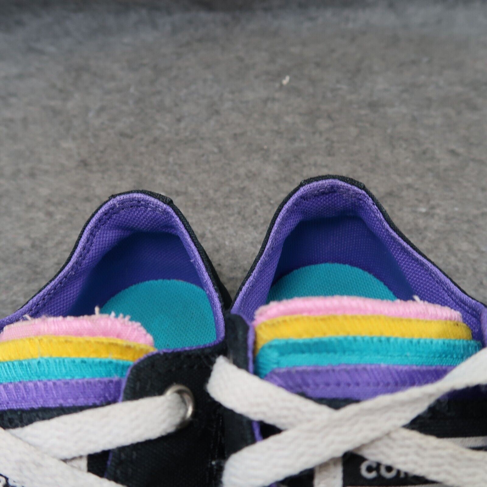 Converse Shoes Girls 3 Sneakers Chuck Taylor All Star Multi Tongue Casual Active thumbnail 12