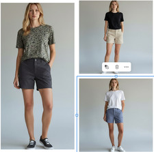 NWT Eddie Bauer Women Ripstop Shorts 5" Inseam Utility Outdoor 3 colors