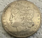 1890 CC Morgan Silver Dollar Very Nice Xf Details