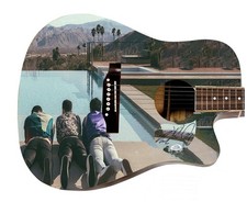 Jonas Brothers Happiness Begins Signed Custom Photo Graphics Guitar ACOA
