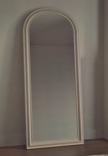 M&S Daphne Arch Free Standing Mirror White, READ DESCRIPTION.