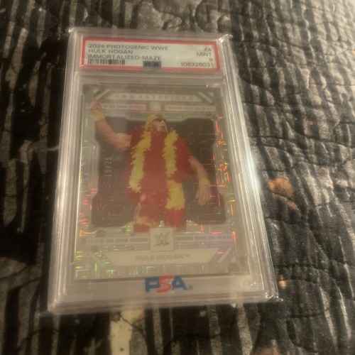 2024 POP 1👈PHOTOGENIC WWE🤼HULK HOGAN #4 IMMORTALIZED MAZE 19/25 PSA 9👉ONLY 1