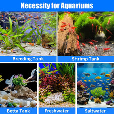 6-Pack Pre-Filter Sponge for Aquarium Shrimp Fry Fish Tank Filter 0.6 Intake, R