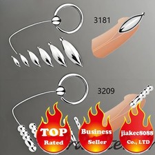 Lot Types Steel Peni Sounding Plug with Pull Ring Male Chastity Dilators for Men