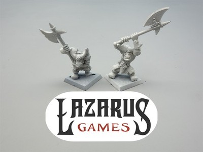 Warhammer FB Orcs Goblins Destruction Orruk Warclans - 2x Black Orcs (oop metal)