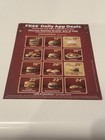 2021 McDonalds Restaurant Singer * Mariah Carey * 5” x 7” Menu L@@K — photo 2