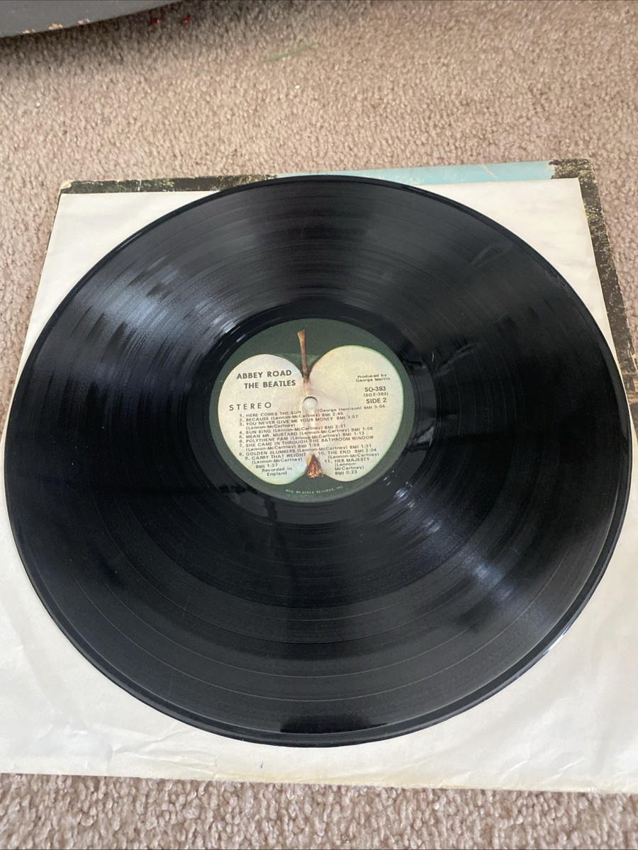 THE BEATLES ABBEY ROAD LP 1969 Apple SO-383 - VG Vinyl | eBay