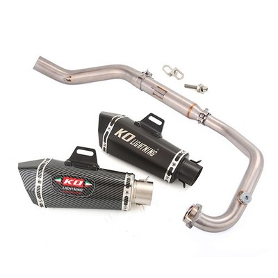 For CF-MOTO 250NK 250SR Full System Exhaust Header Link Pipe Muffler 51MM 2''
