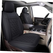 Car Seat Covers Compatible with Dodge Ram 2002-2025 1500 2500 FrontPair Black