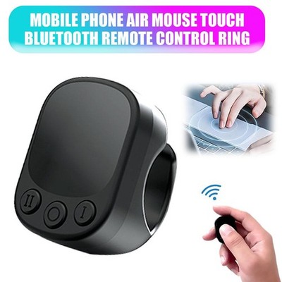 Fingertip Wireless Bluetooth Remote Control Air Mouse Scrolling Page Tu US