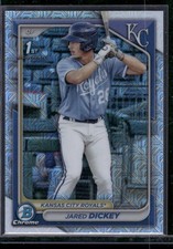 2024 Bowman #BCP-19 Jared Dickey Chrome Prospects Mojo Refractors