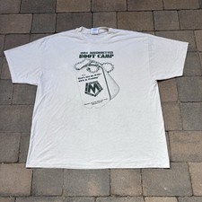 Vintage 90s Boot Camp Missionettes T-Shirt 2XL Army USA Made Single Stitch Tee