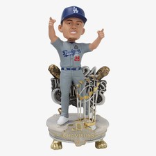 Tommy Edman Los Angeles Dodgers 2024 World Series Champs Celebration Bobblehead