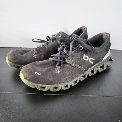 On Cloud X Black Running Shoes Womens US 10.5 Athletic Lightweight Sneakers