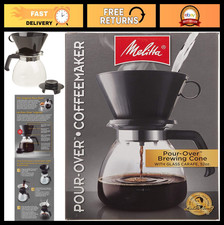 52 oz Pour-Over Coffee Maker with Glass Caraf...
