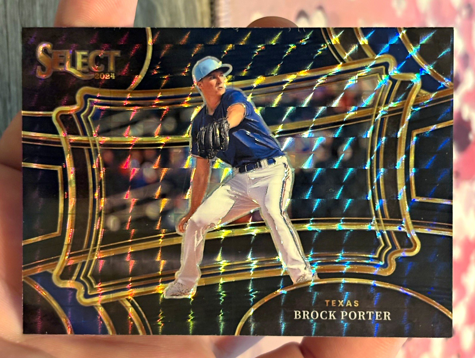 Panini Select 2024 Brock Porter Diamond Level Prizm #95 Black Finite One of One