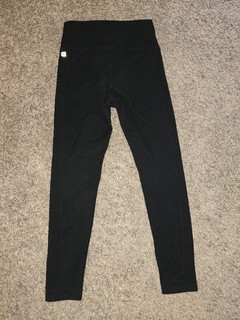 Leggings donna piccoli neri favole elasticizzati cropped 24x24