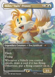 Miles 'Tails' Prower Borderless Mythic #2085 Secret Lair Drop Series