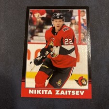 20-21 O-PEE-CHEE OPC LIMITED BLACK BORDER Card # 256 NIKITA ZAITSEV /100 OTTAWA
