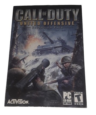 Call of Duty For PC 2003 Original Box, Both Discs, And Manual + United Offensive