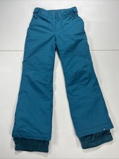 ROXY 10K Dry Flight Ski Snowboard Pants Turquoise Youth Size 10 Medium 