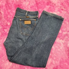 Vintage Wrangler 13MWZ Cowboy Cut Jeans Men's 38x31 USA Made Denim