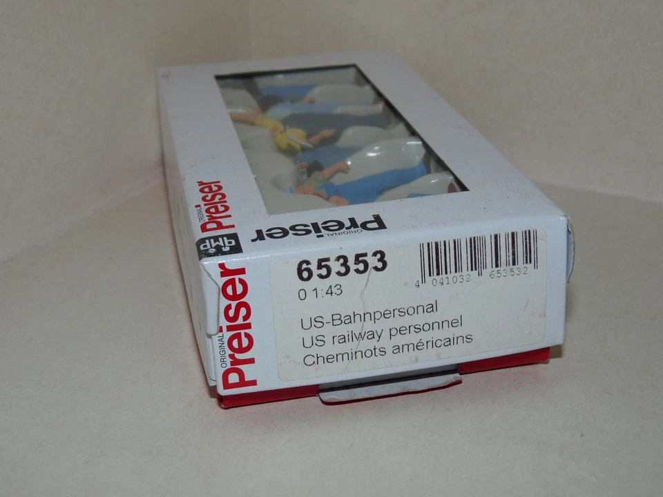 PREISER 65353, CHEMINOTS AMERICAINS, 1:43. PREISER 65353 US RAILWAY PERSONNEL - Photo 3/4