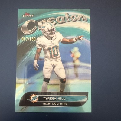 2025 Topps Finest Tyreek Hill Creators Sky Blue SP /150 #CR-19 Dolphins