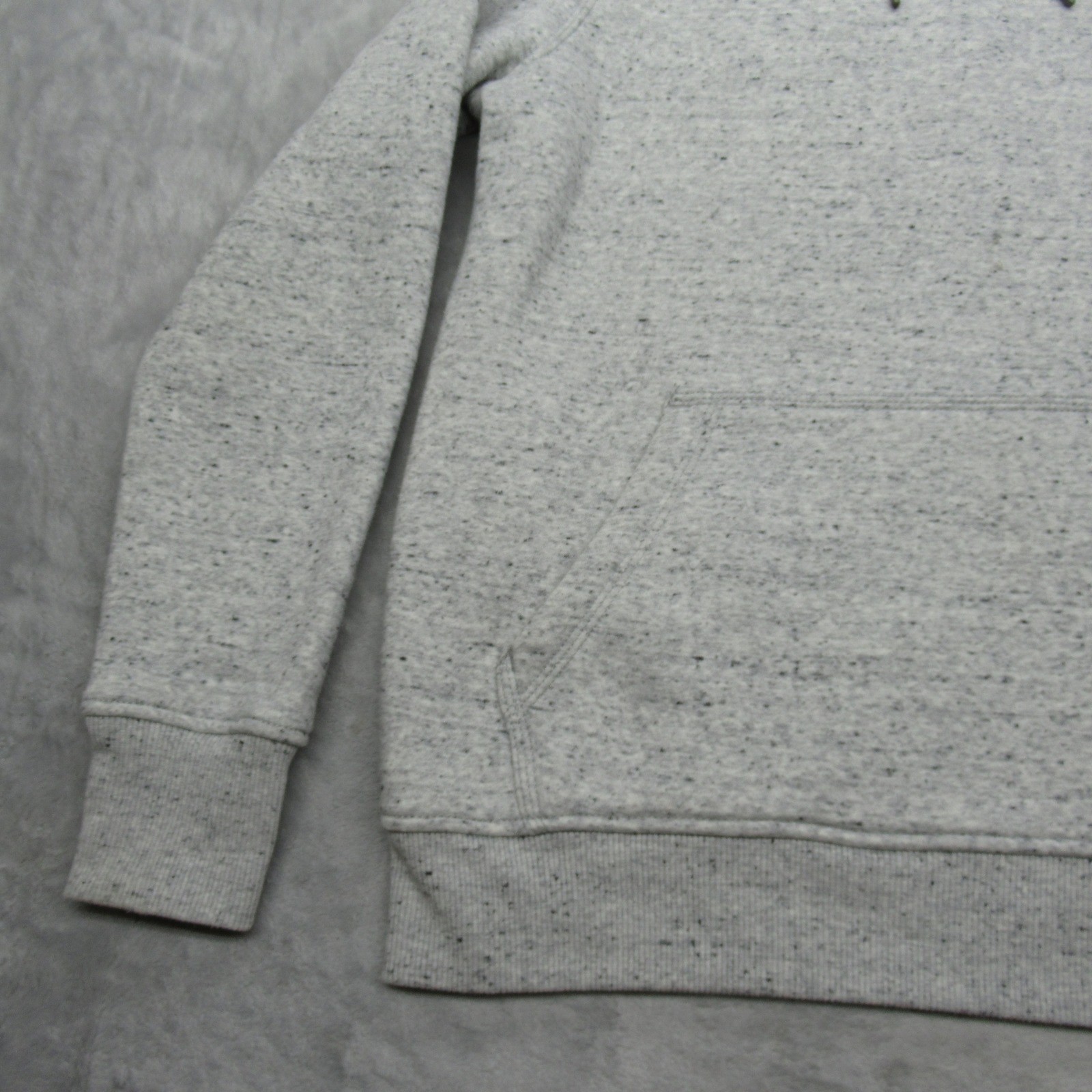 Carhartt Hoodie Women Medium Gray Soft Relaxed Fit Midweight Logo Sleeve Graphic thumbnail 6