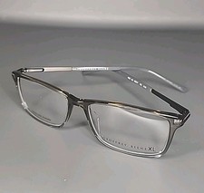 Geoffrey Beene XL G552 Olive / Slate Handmade Acetate Eyeglass Frames 58/17/155