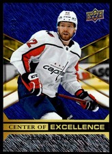 2020-21 UPPER DECK OVERTIME CENTER OF EXCELLENCE Evgeny Kuznetsov /10 #C