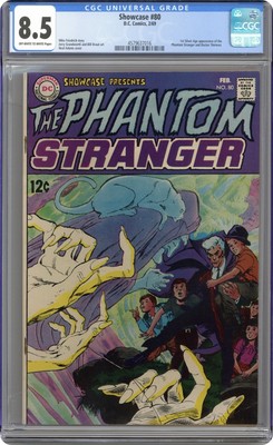 Showcase #80 CGC 8.5 1969 4579637016 1st SA app. Phantom Stranger