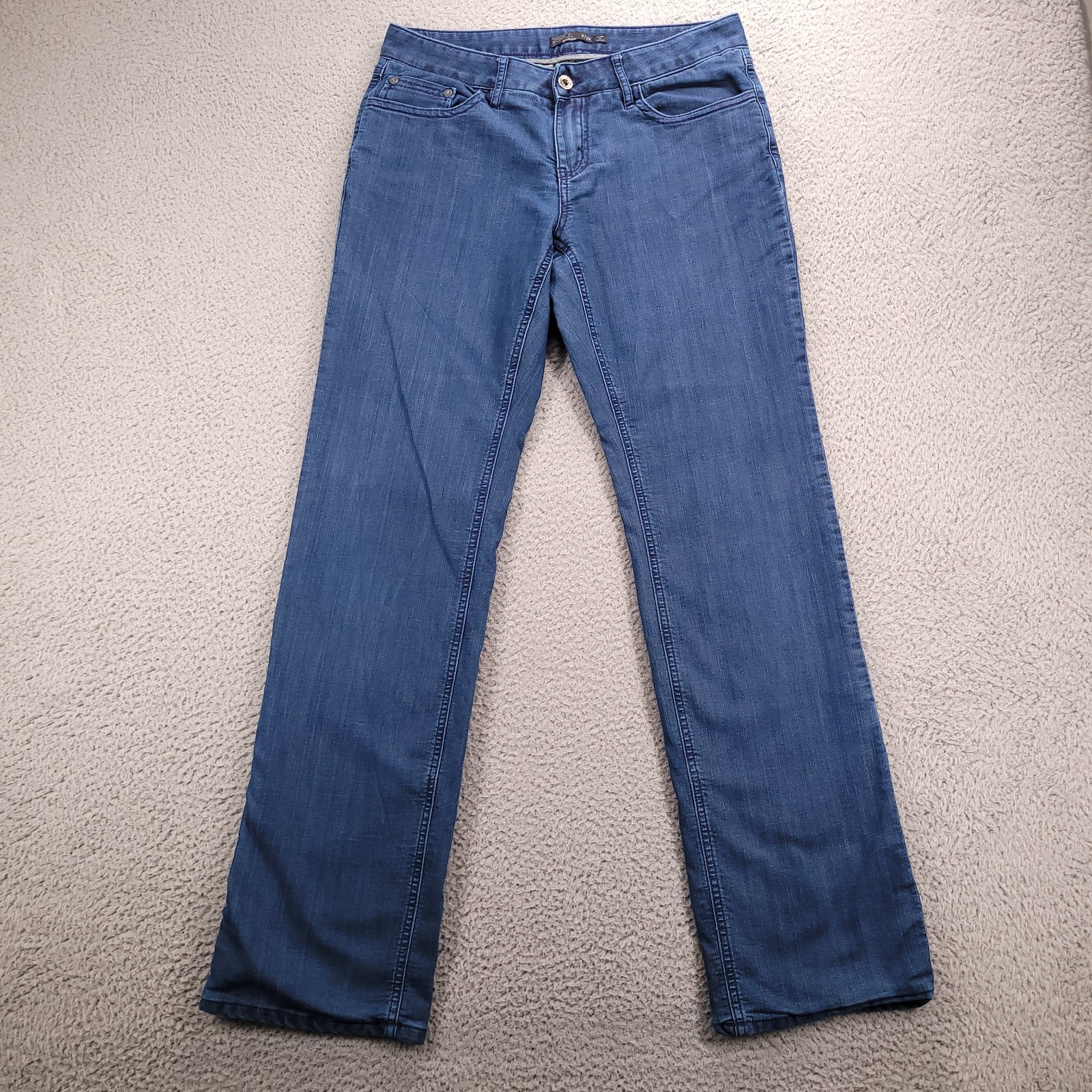 Womens Size 6/28 Lined Boyfriend Low Rise Medium Wash Denim 