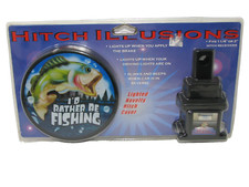 Hitch Illusions Lighted I'd  Rather Be Fishing Cover Fits 1-1/4" or 2" Receivers