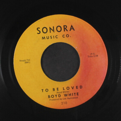 BOYD WHITE: take these chains / to be loved SONORA 7