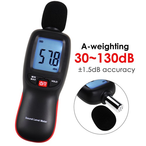 Sound Level Tester Noise Volume Monitoring Instrument 30~130dBA Handheld Device - Picture 6 of 12