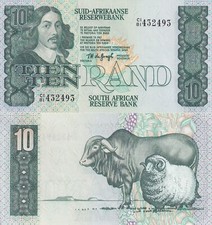 South Africa 10 Rand ND 1985 - 1990 P 120 a UNC