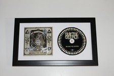 SUICIDE SILENCE BAND SIGNED FRAMED 'BECOME THE HUNTER' CD COVER ALBUM w/COA