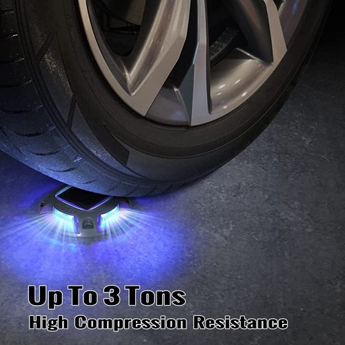 4x Solar White Blue LED Pathway Light Outdoor Dock Deck Step Driveway Path Road - Picture 4 of 24