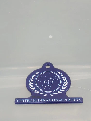 Star Trek NOS Federation Key Fob Plastic PROMO Stern Pinball Machine Parts
