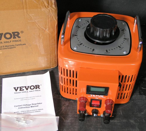 Single-phase 120v AC Regulator TDGC2-3000VA 0-130V Adjustable Boost Power Supply - Picture 2 of 6