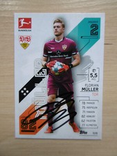 Florian Müller autograph signed TC Topps Bundesliga "VFB Stuttgart 21/22"