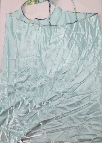 Serenada Women's Lingerie Gown & Robe Set Pajamas Nightgown Size 4X NEW Aqua - Picture 6 of 11