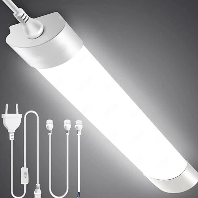 DEPMOG Lampada LED per ambienti umidi 30 cm-150 cm tubo fluorescente lampada per vasca tubo officina