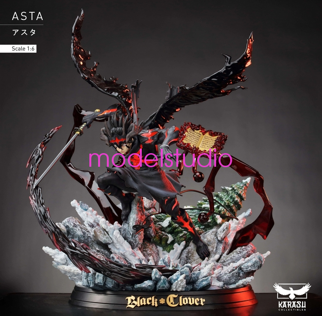 Black Clover Asta Resin Statue Pre-order Karasu Collectibles 1/6