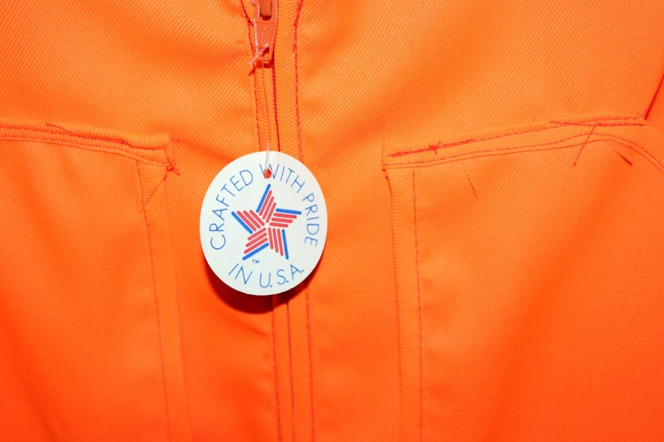 NEW w/TAG XL Ideal sportswear blaze orange hunting vest, Made in U.S.A. NICE! - Image 3 of 4